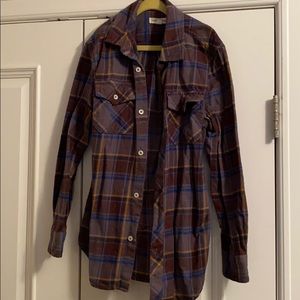 Boys, Tucker & Tate, grey/brown flannel, M8/10